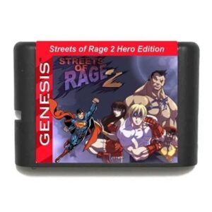 Streets Of Rage 1 2 3 & Hacked NTSC 16 bit MD Game Card For Sega Mega Drive For SEGA Genesis-SOR 2 HERO