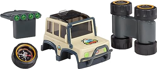 Little Tikes Big Adventures Binocular Searching Safari SUV STEM Toy Vehicle with Binoculars, Flashlight, and Compass for Girls, Boys, Kids Ages 3+