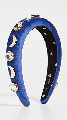 Lele Sadoughi Women's Crystal Moon Alice Headband, Cosmos, Blue, One Size