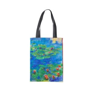 Today is Art Day - Claude Monet - Water Lilies - Tote Bag - 13.5" x 17.5"