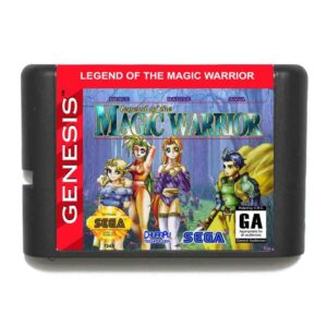 Brave Battle Saga Legend of the Magic Warrior 16 bit MD Game Card For Sega Mega Drive For Genesis-NTSC-U