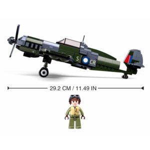 Bomber Plane Army Toys Fighter Iron Empire Military Bombing Plane Building Block World War 2 Model Toy Brick Building Army Airplane Set,Toys Gifts for Kid and Adult（290PCS）