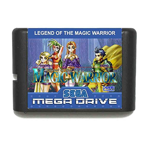 Brave Battle Saga Legend of the Magic Warrior 16 bit MD Game Card For Sega Mega Drive For Genesis-NTSC-J