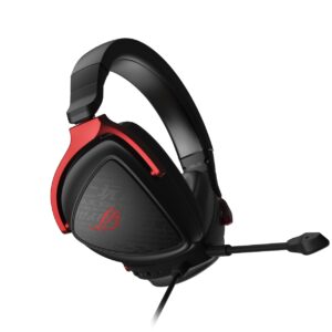 ASUS ROG Delta S Core Wired Gaming Headset (Lightweight 270g, 7.1 Surround Sound, 50mm Drivers, Discord Certified Mic, 3.5mm,for PC, Switch, PS4, PS5, Xbox, and Mobile Devices)- Black