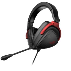 ASUS ROG Delta S Core Wired Gaming Headset (Lightweight 270g, 7.1 Surround Sound, 50mm Drivers, Discord Certified Mic, 3.5mm,for PC, Switch, PS4, PS5, Xbox, and Mobile Devices)- Black