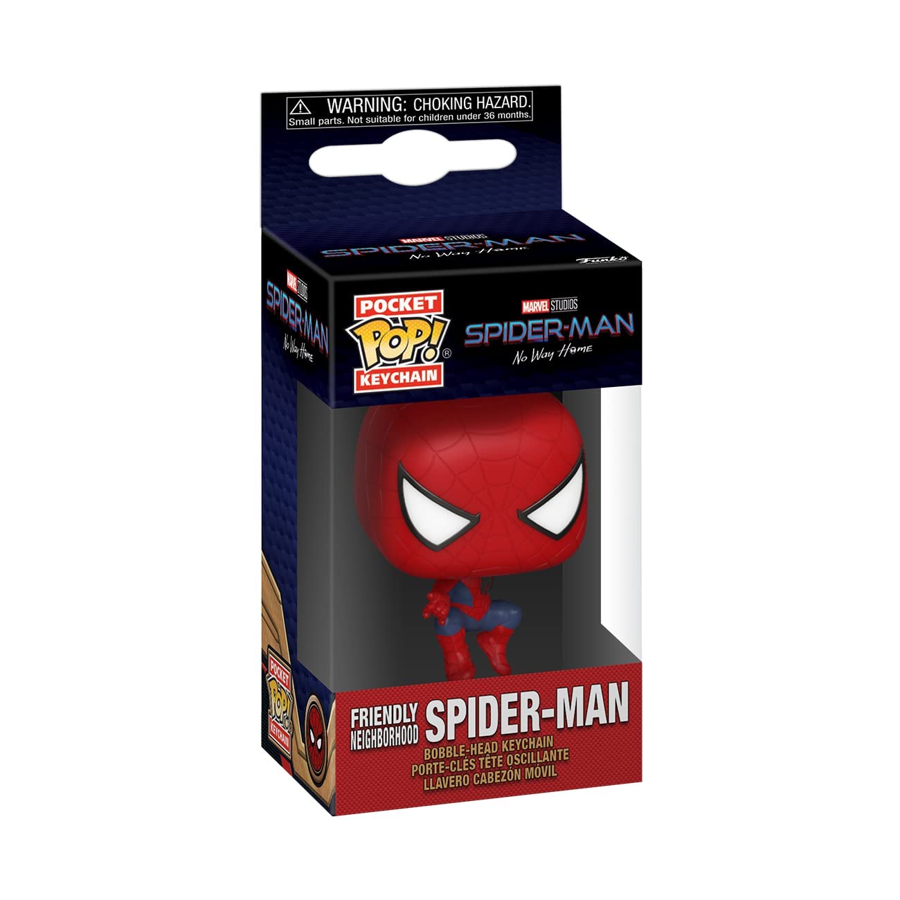 Funko Pop! Keychain: Marvel - Spider-Man: No Way Home, Friendly Neighborhood Spider-Man