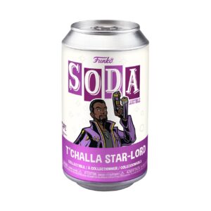 Funko Vinyl Soda: Marvel - What If…?, T'Challa Star-Lord with Chase (Styles May Vary)