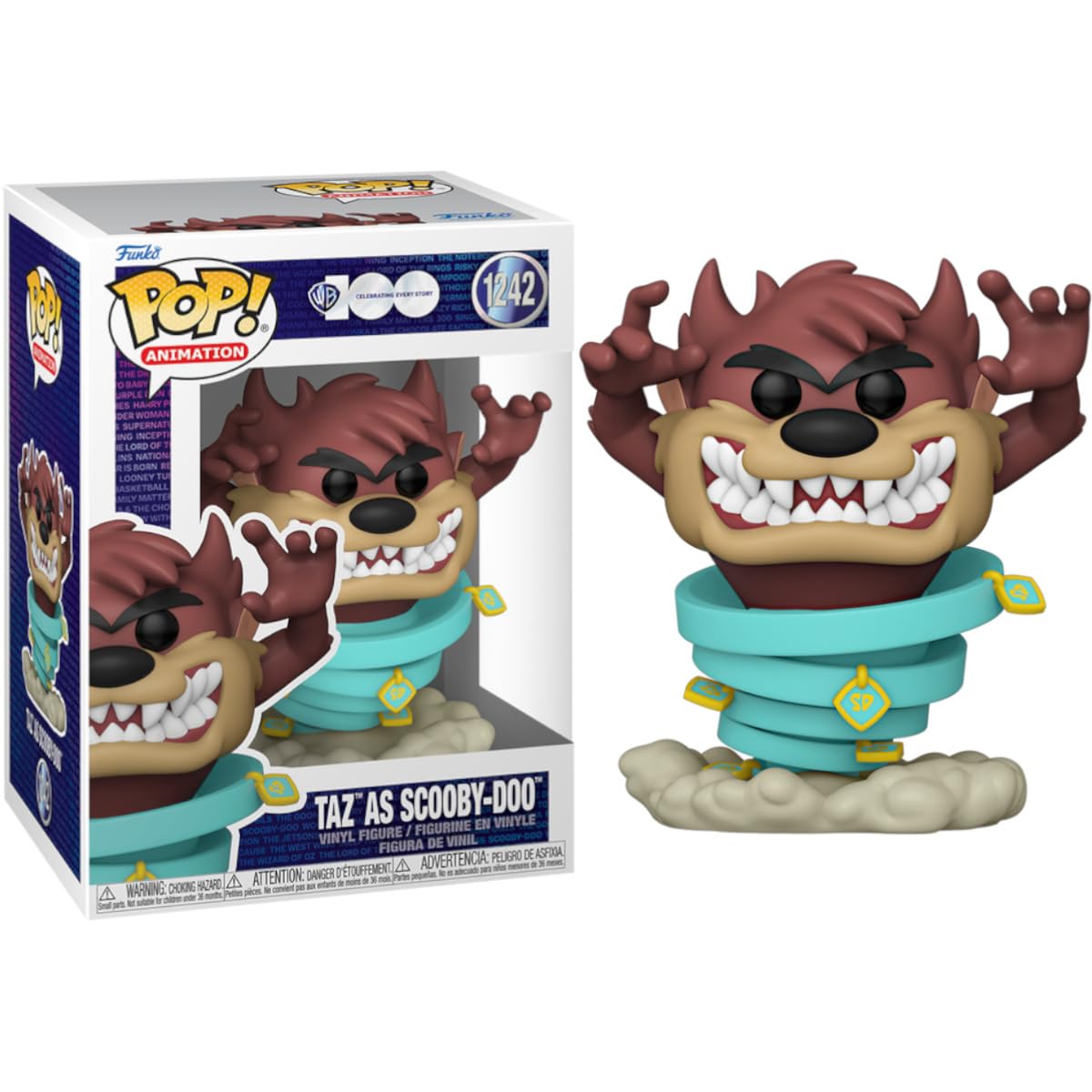 Funko Pop! Animation: WB 100 - Looney Tunes, Taz as Scooby-Doo