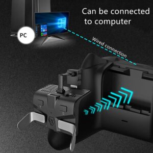 TAPDRA Extension Programmable Keys Controller Back Button Attachment With 3.5MM Aduio Port Replacement for Xbox Series S X Controller