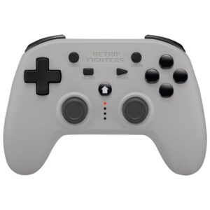 Retro Fighters Defender Next-Gen PS1 - PS2 - PS3 - PS Classic - Switch & PC Compatible Wireless Controller, Grey