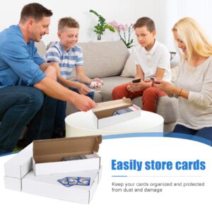 Yexiya 6 Pcs 800-Count Storage Box Card Holders for Trading Cards Sports Card Collector Box Trading Card Organizer for Trading Gaming Sports Cards Collecting