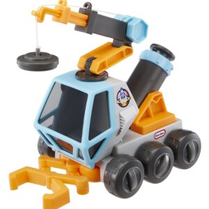 Little Tikes Big Adventures Moon Microscope Space Rover STEM Toy Vehicle with Microscope, Magnetic Crane, Extending Grabber for Girls, Boys, Kids Ages 3+