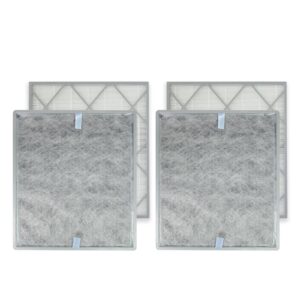 pureburg he4fkpet replacement filter compatible with shark he401 & he402 he405 air purifiers,2-pack h13 hepa activated carbon 2-in-1 4-stage filtration