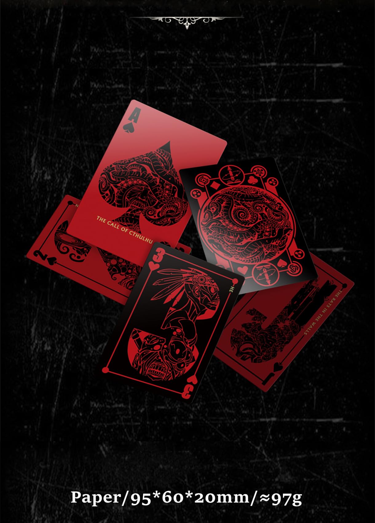 TAOYATAO Cthulhu Mythology The Great Book of The Necronomicon Playing Card Board Game Poker Card