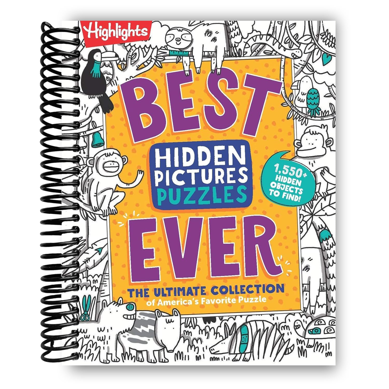 Best Hidden Pictures Puzzles EVER: The Ultimate Collection of America's Favorite Puzzle (Highlights Hidden Pictures) [Spiral-bound] Highlights