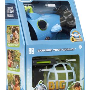 Little Tikes Big Adventures Sea View Submarine STEM Toy Water Vehicle with Underwater Viewer, Water Sprayer and Sifting Net for Girls, Boys, Kids Ages 3+