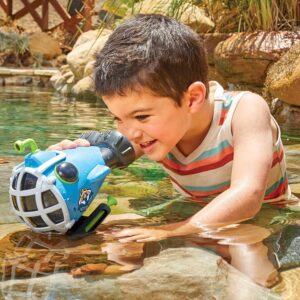 Little Tikes Big Adventures Sea View Submarine STEM Toy Water Vehicle with Underwater Viewer, Water Sprayer and Sifting Net for Girls, Boys, Kids Ages 3+