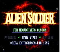 Alien Soldier 16 bit MD Game Card For 16 bit Sega MegaDrive Genesis game console-JP SHELL