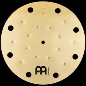 Meinl Cymbals 3-Piece Smack Stack Cymbal Pack with Holes 10", 12", 14" — HCS Traditional Finish Brass for Drum Set — Made in Germany, 2-Year Warranty (HCS024SM)