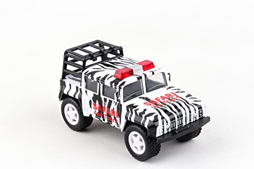 Daron Lil Truckers Safari Truck, White/Black/Red