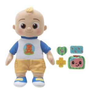 CoComelon Official Musical Doll Collection, Soft Plush Body, JJ + Cody Sing Along Friends (Boo Boo JJ Deluxe Plush)