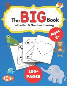 big letter tracing for toddlers 2-4 years: letter tracing for preschoolers, large sized letters, numbers and shapes, have fun while learning to write and improve big skill tracing