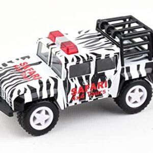 Daron Lil Truckers Safari Truck, White/Black/Red