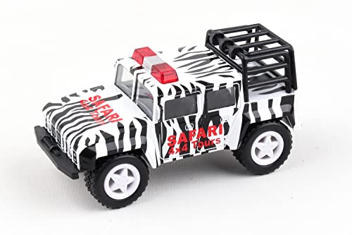 Daron Lil Truckers Safari Truck, White/Black/Red