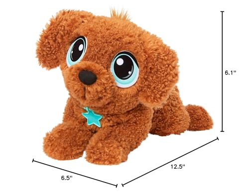 Little Tikes Rescue Tales Tickle Pup, Interactive Cuddly Soft Plush Goldendoodle Kids Toy Dog, for Girls, Boys Ages 3+