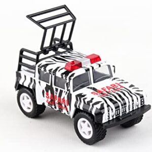 Daron Lil Truckers Safari Truck, White/Black/Red