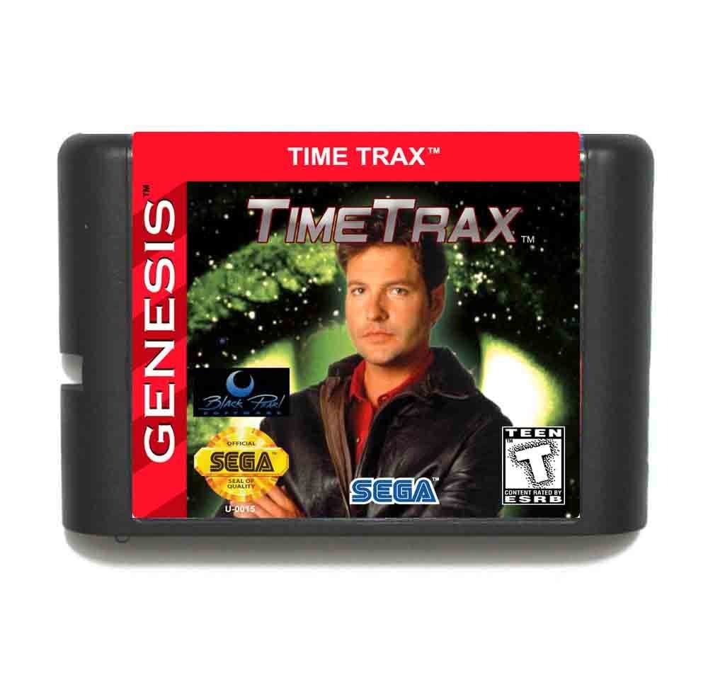 Time Trax 16 bit MD Game Card For Sega Mega Drive For Genesis-PAL-J