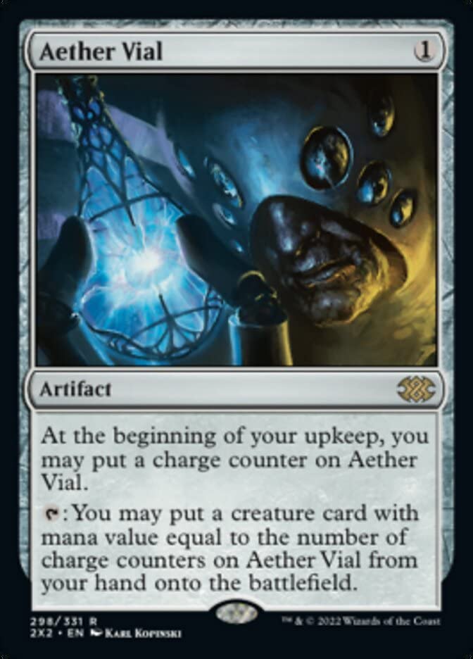 Magic: the Gathering - Aether Vial (298) - Double Masters 2022