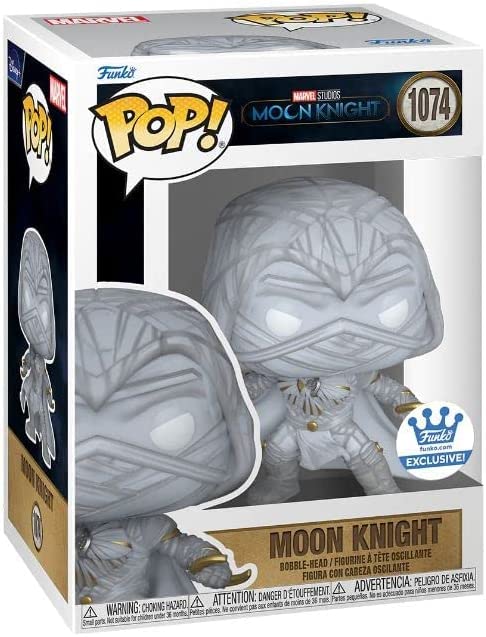 Funko Pop Moon Knight with Weapon Exclusive 1074 Protector and Box Include