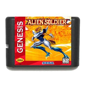 alien soldier 16 bit md game card for 16 bit sega megadrive genesis game console-jp shell