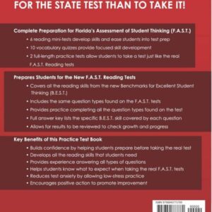 FLORIDA TEST PREP F.A.S.T. Practice Test Book F.A.S.T. Reading Grade 5: Covers the New B.E.S.T. Standards