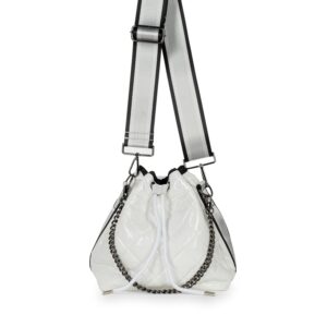 Haute Shore - Lindsey Blanc Puffer Bucket Bag, White Quilted