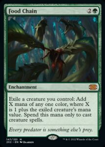 magic: the gathering - food chain (147) - double masters 2022