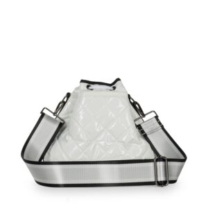 Haute Shore - Lindsey Blanc Puffer Bucket Bag, White Quilted