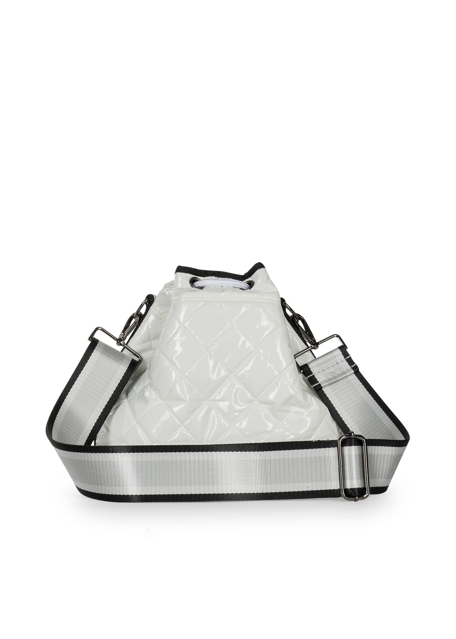 Haute Shore - Lindsey Blanc Puffer Bucket Bag, White Quilted