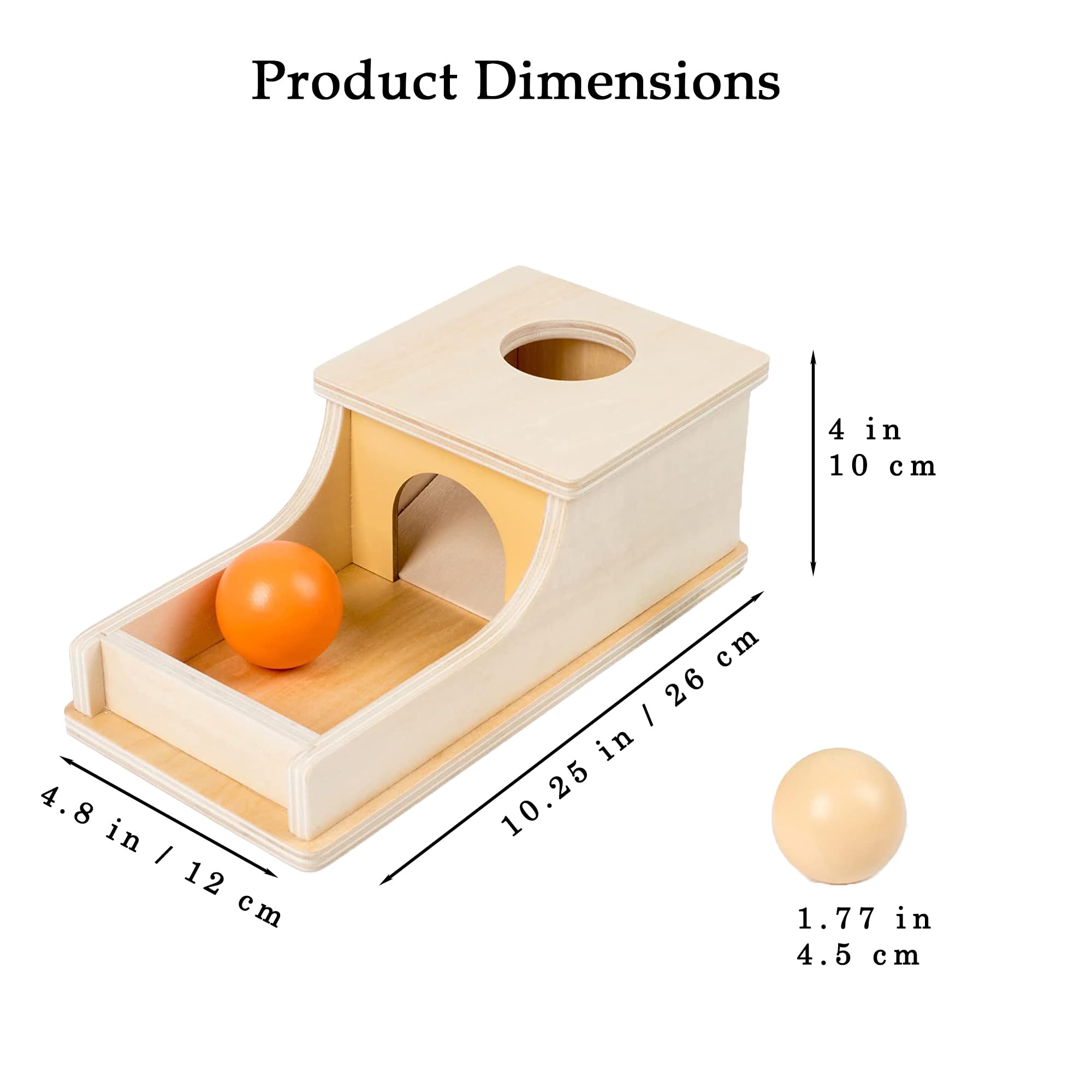 YAANI Object Permanence Box, Baby Toys 6-12 Months, Montessori Toys for 1 Year Old, Sensory Toys, Toddler Toys, Baby Boy Gifts, Toys for Girls, Baby Girl, Toys for 2 Year Old, Montessori Toys