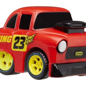 Little Tikes Crazy Fast Cars 2-Pack Race Chasers, Race Car Themed Pullback Toy Vehicles Goes up to 50 ft