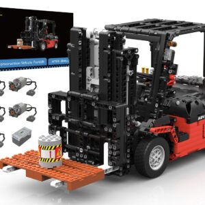 JMBricklayer Forklift Building Block Kit - 1:10 MOC Forklift RC Construction Machinery Building Block Truck Set, Model Brick Toys, Gift Toys for Teens Age 14+/Adults and Block Collectors(2044 Pieces)