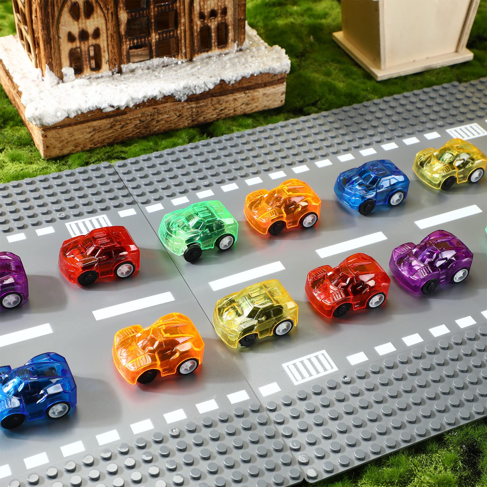 144 Pieces Pull Back Car Party Favors Mini Car Toys Bulk Friction Powered Small Racing Cars Colorful Pullback Vehicles for Birthday Goodie Bag Fillers Reward Carnival