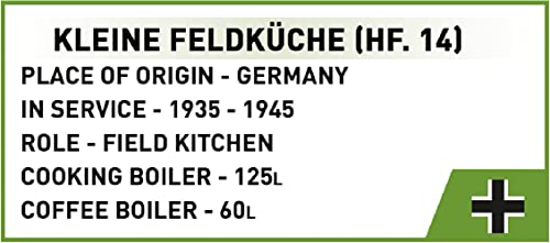 Cobi toys 367 Pcs Hc WWII /2272/ 'Sd.Kfz.10 & Field Kitchen Executive Edition