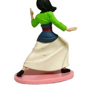 Mulan Playful In Action PVC Cake Topper Figure Figurine Rare Collect New 3” Gift