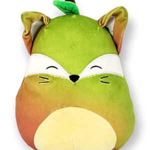 Squishmallow SQUISHMALLOWS KellyToy 8 inch (20cm) Foodie Squad - Fifi The Fox in Pear Costume