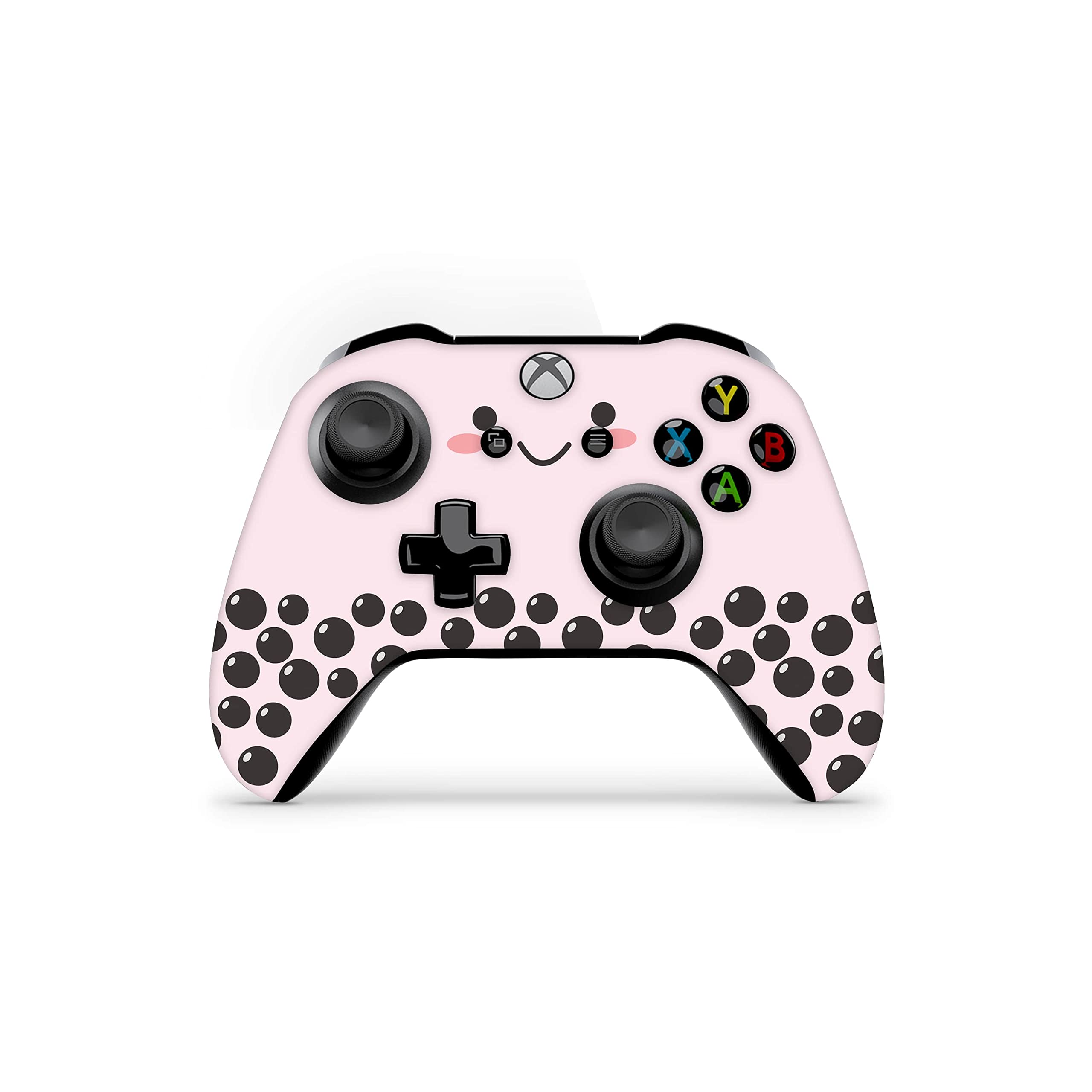 ZOOMHITSKINS Controller Skin Compatible with X1 S and X1 X, Vinyl Sticker Technology, Pastel Pink Bubble Tea Lover Milk Kawaii Cute, Durable, 1 Skin, Made in The USA