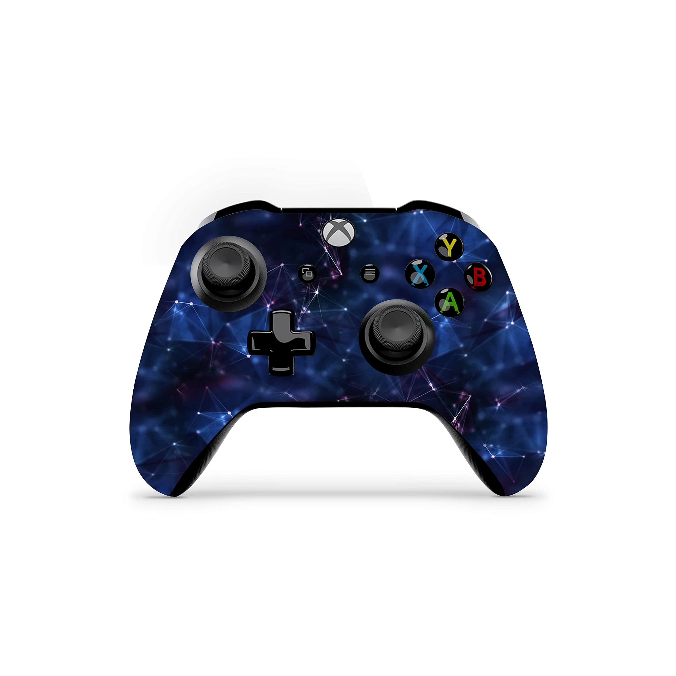 ZOOMHITSKINS Controller Skin Compatible with X1 S and X1 X, Vinyl Sticker Technology, Blue Black Universe Stars, Durable, 1 Skin, Made in The USA