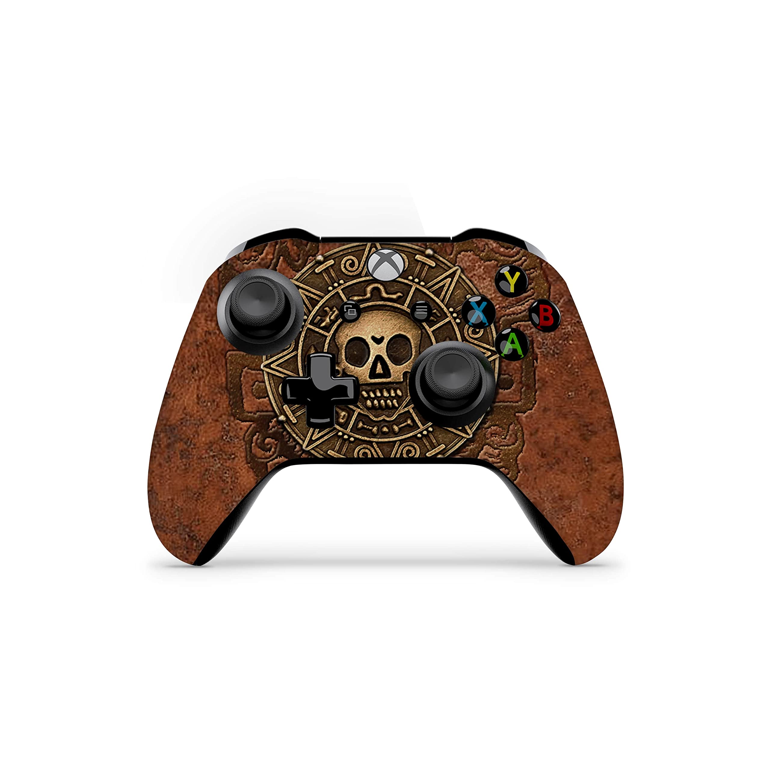 ZOOMHITSKINS Controller Skin Compatible with X1 S and X1 X, Vinyl Sticker Technology, Treasure Chest Wooden Pirate Sea Skull, Durable, 1 Skin, Made in The USA