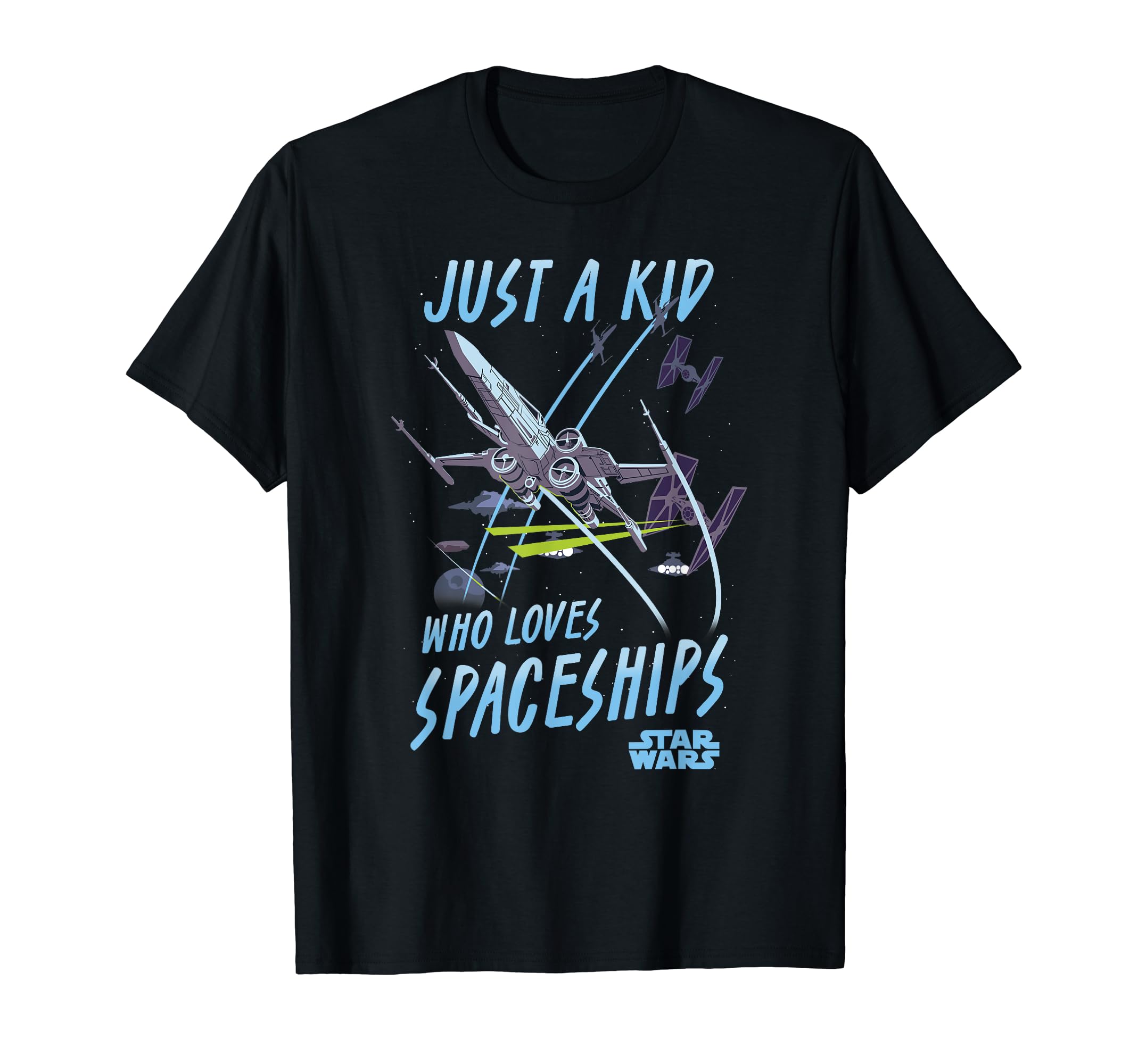 Star Wars Just A Kid Who Loves Spaceships X-Wing T-Shirt